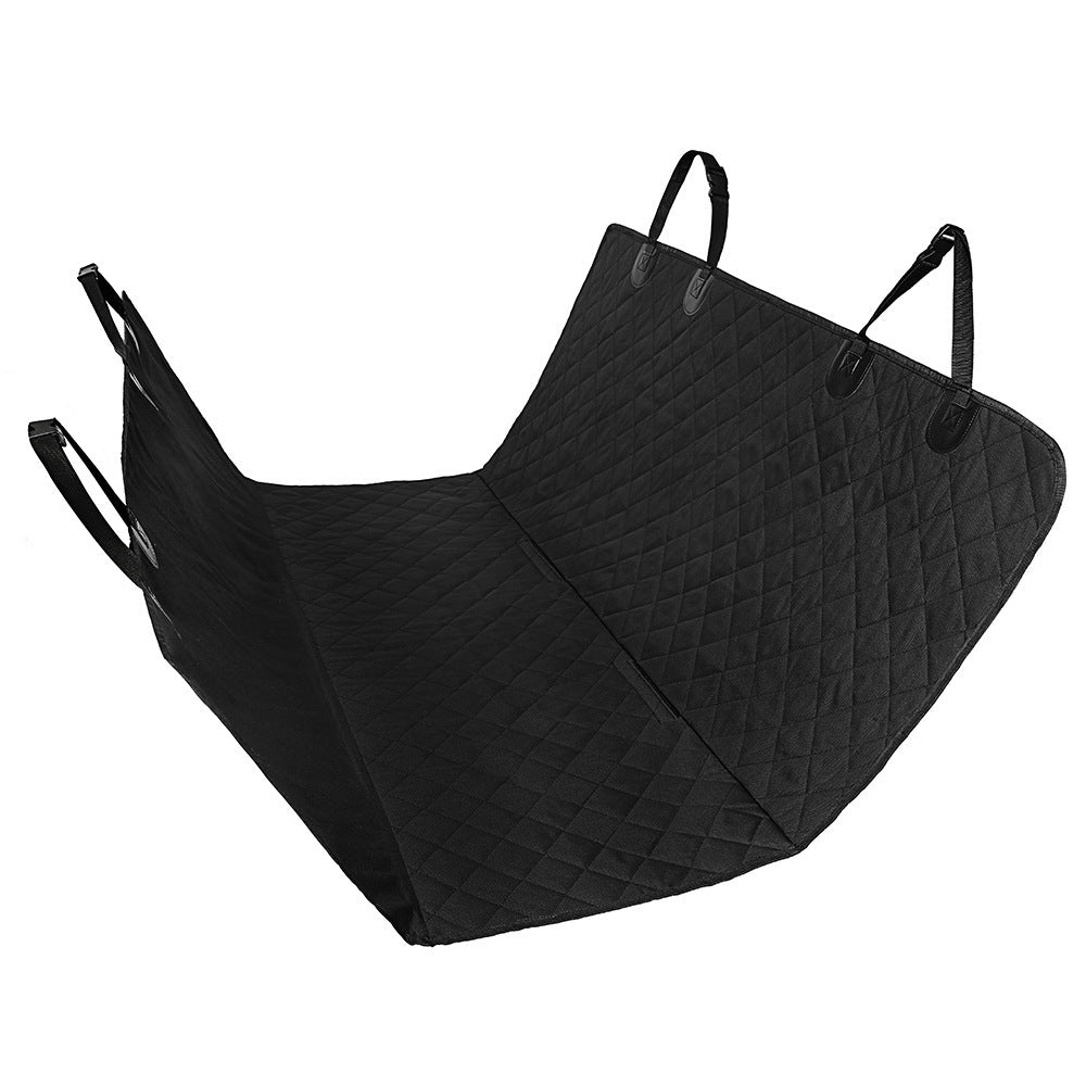 Pet/Dog Car Seat Cover View Mesh Pet Carrier Hammock Safety Protector Car Rear Back Seat Mat With Zipper And Pocket For Travel