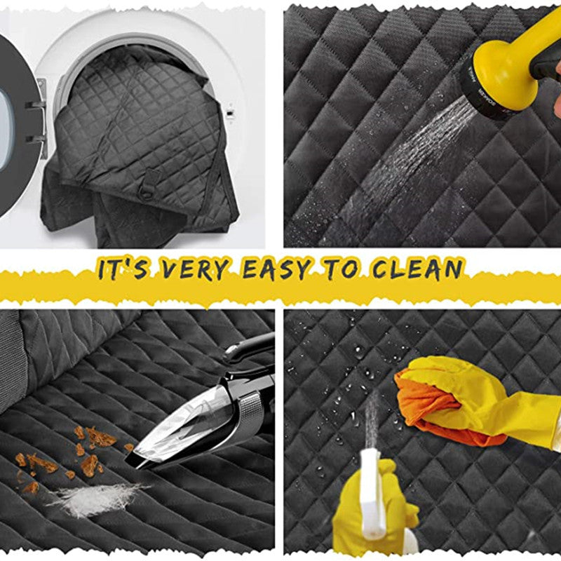 Waterproof Car Pet Seat Cover - Stress-Free Travel with Mesh Window