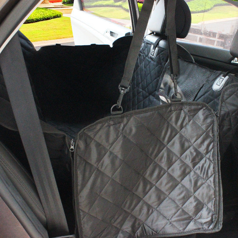 Waterproof Car Pet Seat Cover - Stress-Free Travel with Mesh Window