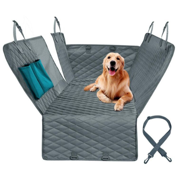 Waterproof Car Pet Seat Cover - Stress-Free Travel with Mesh Window