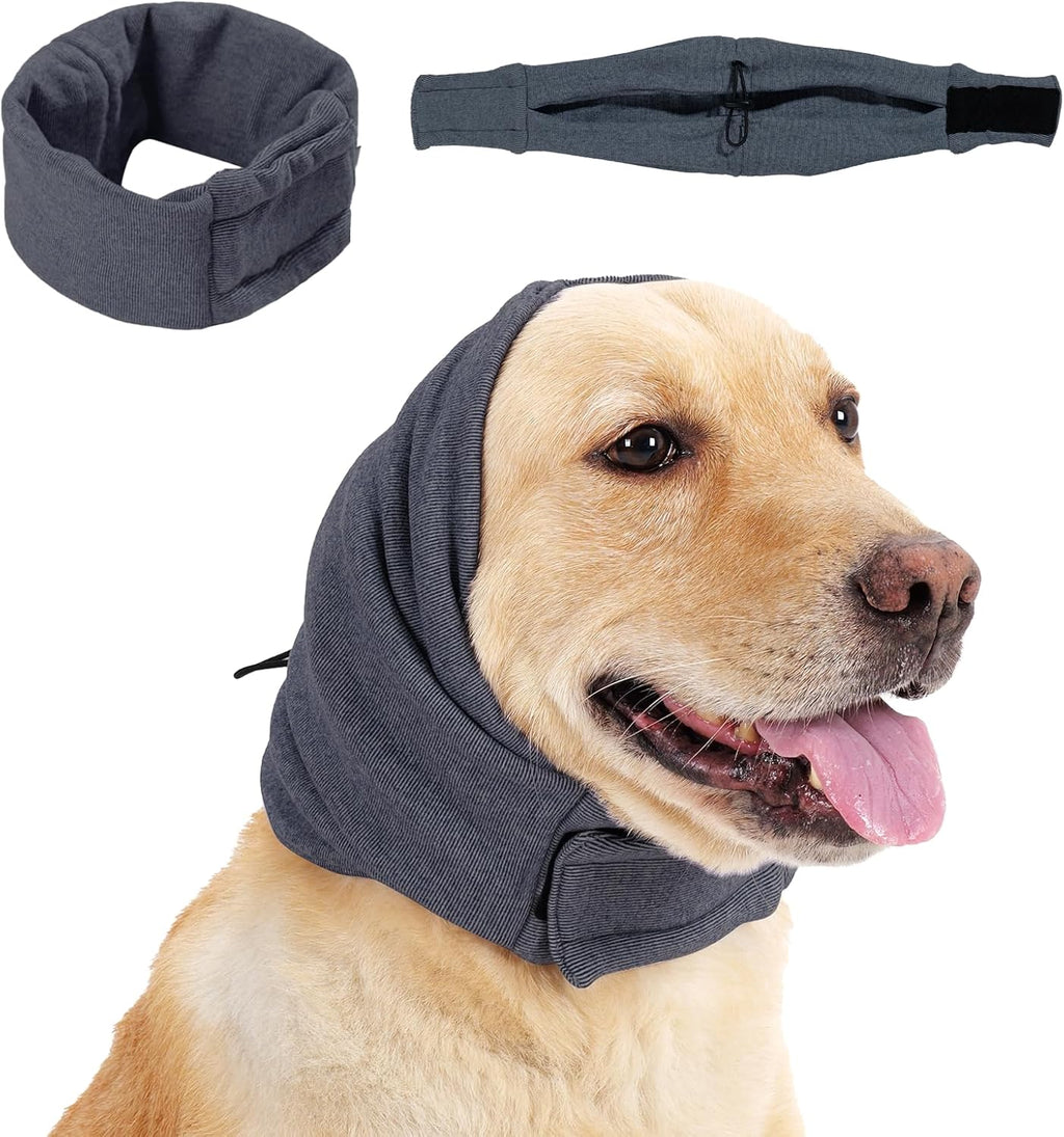 Dog Calming Hoodie - Anxiety Relief Ear Wrap for Noise Protection